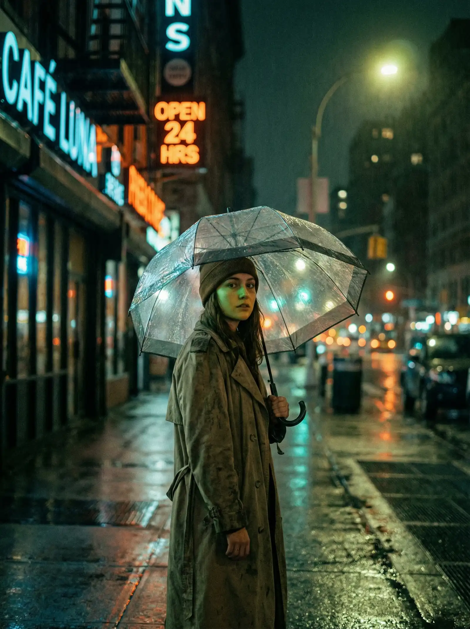 桥本环奈 本周佳作 - 雨夜独行